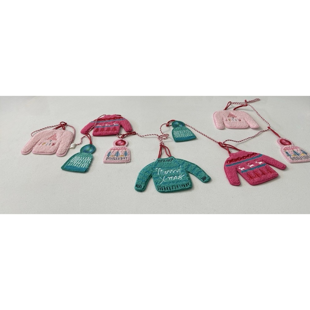 Christmas Holiday Sweaters Beanies‎ Garland